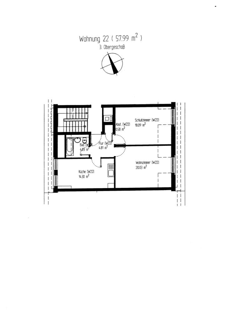 Grundriss Wohnung Strausberg